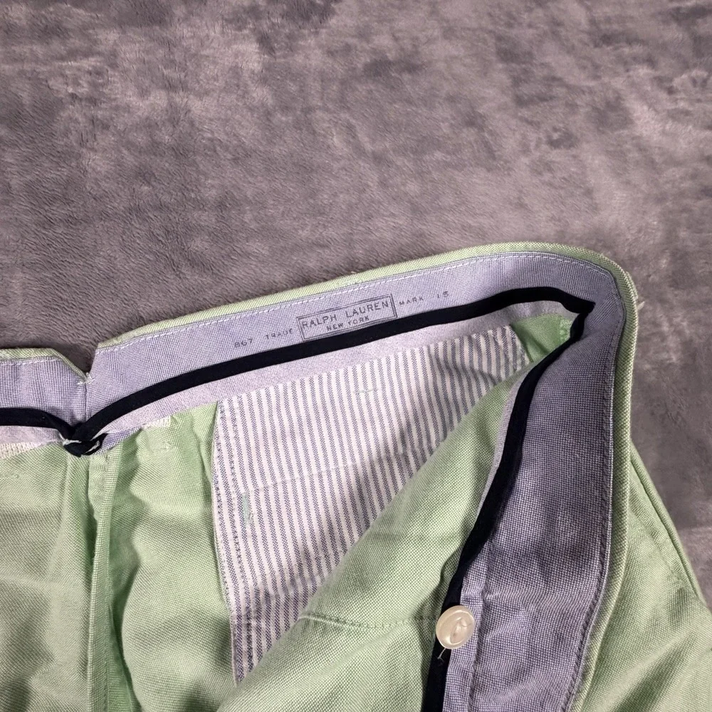 Polo Ralph Lauren Shorts Men's 36 Green Golf Chino Preppy Quiet Luxury
